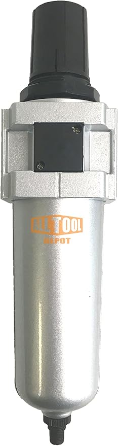 1/2" NPT HEAVY DUTY Compressed Air In Line Filter Regulator Combo Piggyback - Image 5