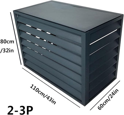 Pool pump covers for outside units, outdoor garbage can enclosures, aluminum - Image 2