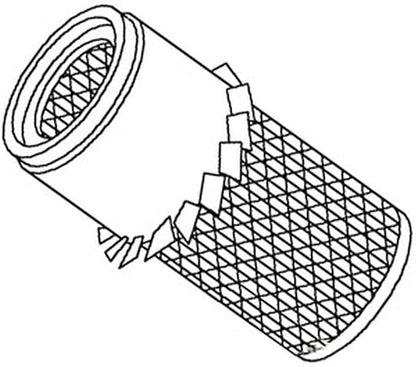 RAParts 86512356 Air Filter Fits Ford New Holland Skid Steer L865 L885 LX865 - Image 3