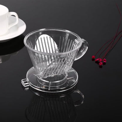 Rengue Transparent Reusable Coffee Filter, Cone Shape, Dishwasher Safe - Image 2