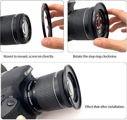 95 to 86mm Metal Step Rings/ 95mm to 86mm Step Down Ring Filter Ring Adapter - Image 9