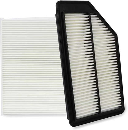 Cabin & Engine Air Filter kit for Honda Odyssey 3.5L Replaces 17220-RV0-A00 by SUPLABEL