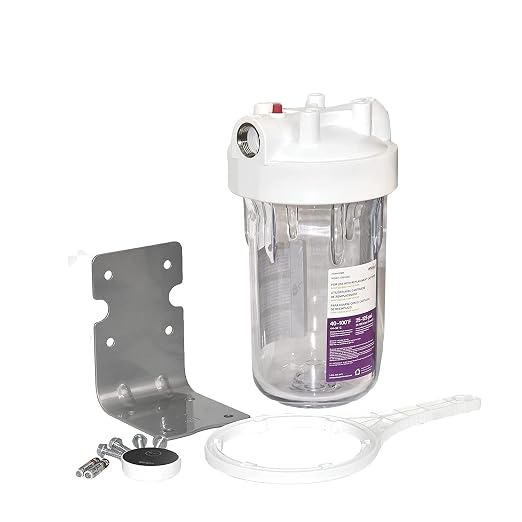 Whirlpool 10" x 4.5" Large Capacity Whole House Water Filter Housing WHKF-DWHBB by Whirlpool
