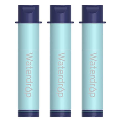 Waterdrop Gravity Water Filter Straw, Camping Water Filtration System, Water by Waterdrop