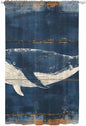 Sheer Curtains 108 Inches Long, Summer Whale Blue Semi Sheer Curtains Light by Unknown