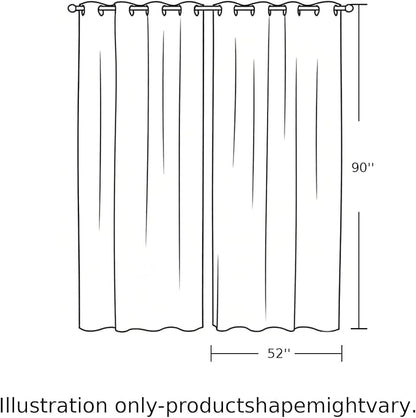 2 Panel Kitchen Cafe Curtains, Window Decor Tier Curtains - Image 9