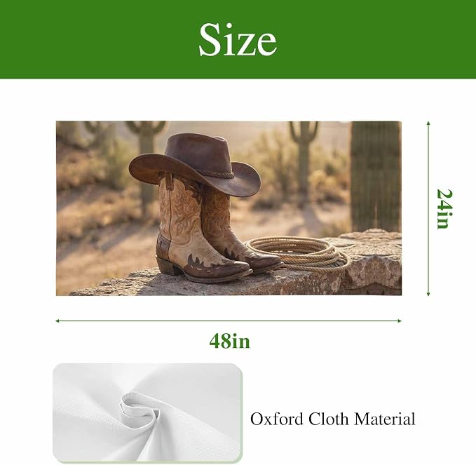 3 Pack Fluorescent Light Cover, Cowboy Western Light Covers - Image 9