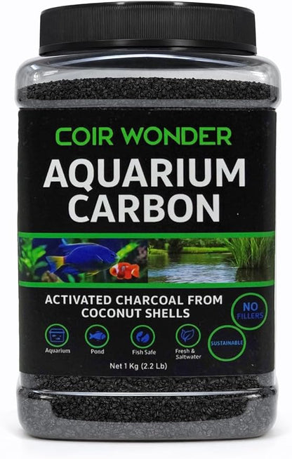 Aquarium Activated Carbon – Charcoal Filter Media Pellet Granules by CoirWonder