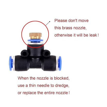 iRuiZhe Misting Cooling System Kit 26.2FT MistingLine DIY Outdoor Mist Cooling - Image 5