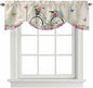 Farmhouse Spring Tie Up Valance Curtains by Unknown