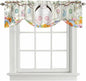 Easter Tie Up Valance Curtains for Windows, Kitchen Curtains Window Shades by Unknown
