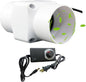 2“ Inline Duct Fan 12V 22 Cfm HVAC Quiet Exhaust Blower Small Ventilation Fan by Unknown