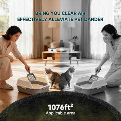 Home HEPA Air Purifier 3 Speed Control, 2/4/8H Timer, Filter Indicator - Image 5