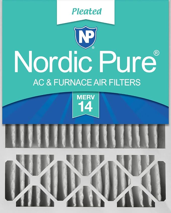 Nordic Pure 20x25x5 Lennox X6673 X6675 Replacement MERV 14 Air Filter 1 Pack by NordicPure