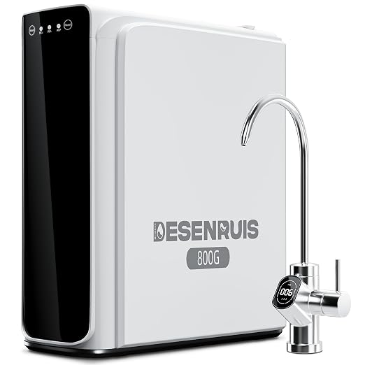 Reverse Osmosis System, Dual RO Water Filter, 800 GPD Fast Flow, 3:1 Pure to - Image 11