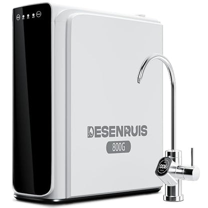 Reverse Osmosis System, Dual RO Water Filter, 800 GPD Fast Flow, 3:1 Pure to - Image 11