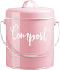 Compost Bin Kitchen, 1.3 Gallon Farmhouse Kitchen Compost Bin Countertop by DAYYET