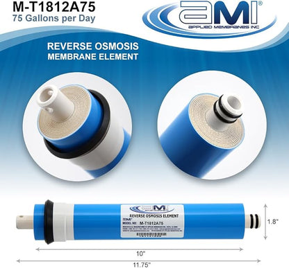 APPLIED MEMBRANES INC. 75 GPD Reverse Osmosis Membrane | RO Membrane Water - Image 2