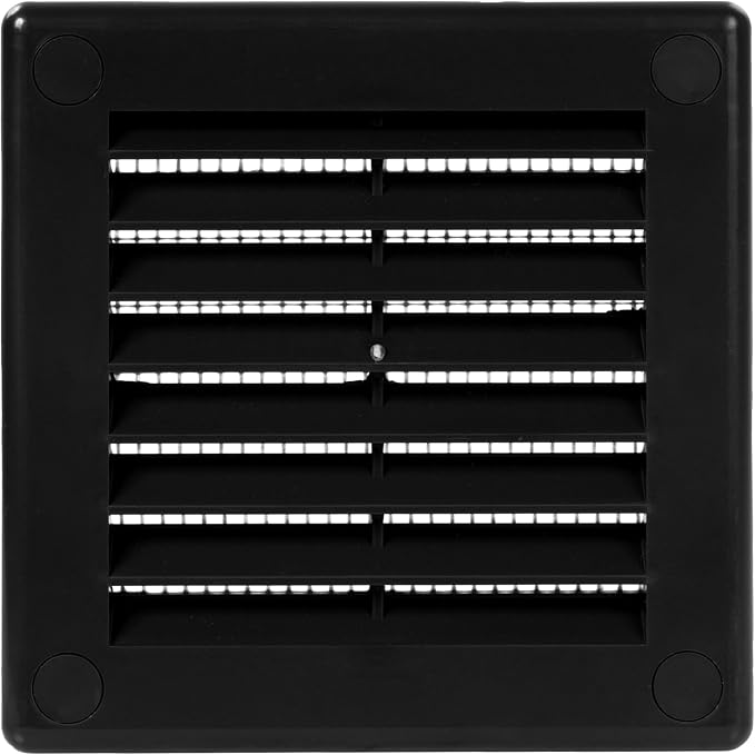 Vent Systems 3" x 3" Black Plastic Soffit Vent Cover by VentSystems