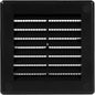 Vent Systems 3" x 3" Black Plastic Soffit Vent Cover by VentSystems