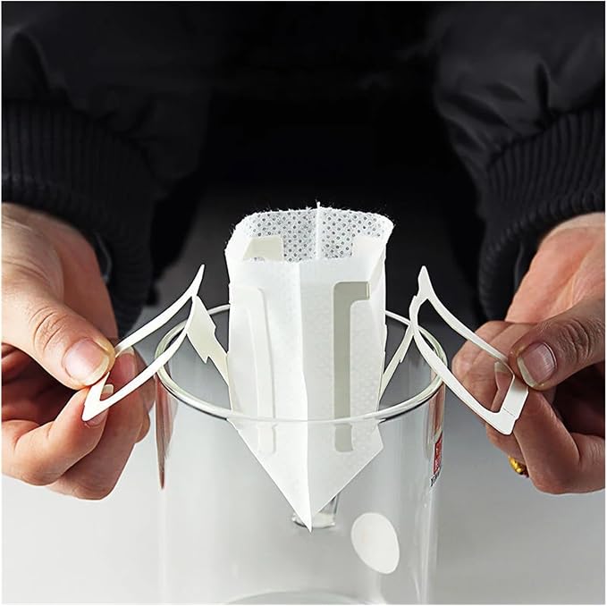 50/100 Pcs Coffee Filter Bags Disposable Drip Coffee Paper Pack Portable - Image 4