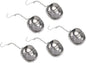 STOBAZA 5pcs Stainless Steel Tea Strainer Seasoning Ball Box Hanging Chain Easy by EaseLiving