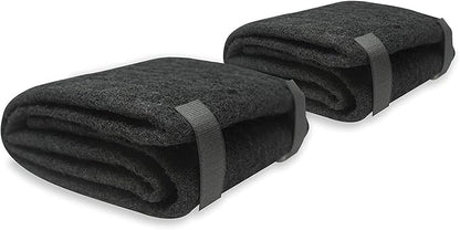CFS – Pack of 2, Premium Universal Cut-to-Fit Carbon Pre Filters Pad Compatible by CompleteFiltrationServices