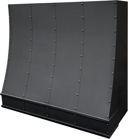 CT Copper Tailor Sloped Copper Vent Hood Wall Mount, 1260 CFM Exhaust Fan - Image 3