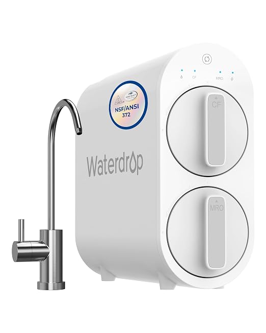 Waterdrop G2 Reverse Osmosis System, 7 Stage Tankless RO Water Filter System by Waterdrop