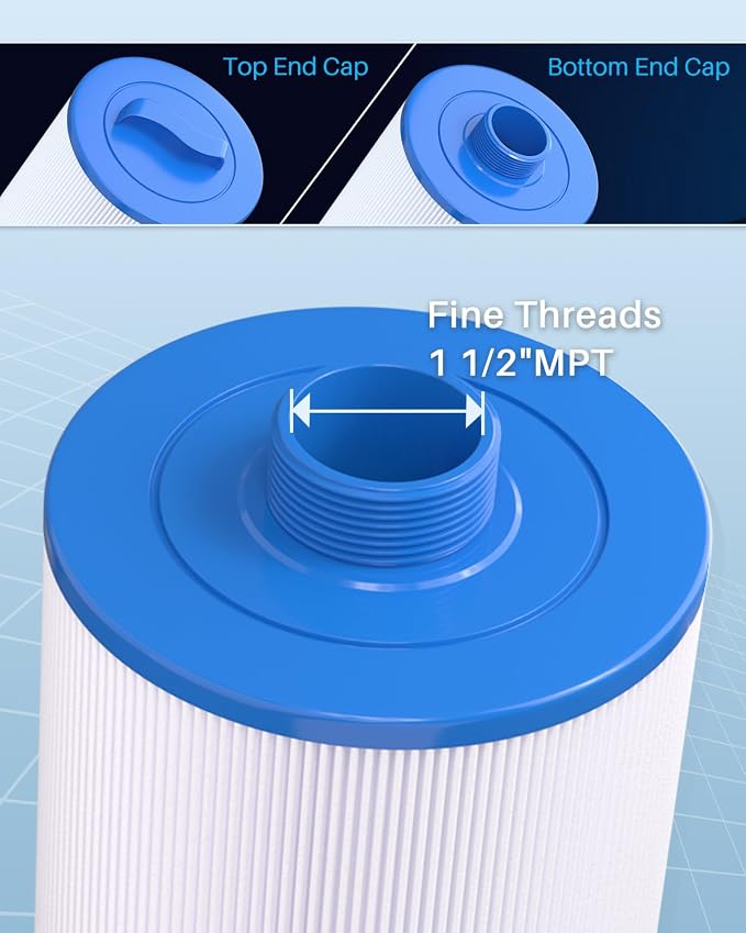 POOLPURE Replacement Filter for PMAX50P4, Unicel 5CH-35, Filbur FC-0300 - Image 3