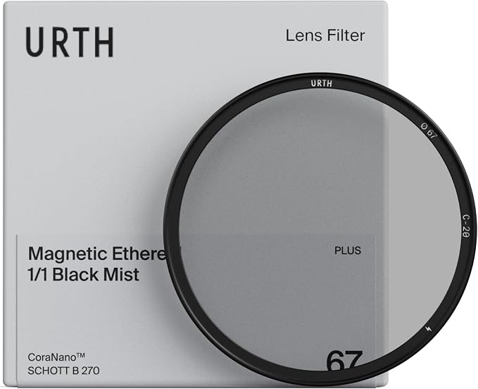 Urth 39mm Magnetic Ethereal Black Mist ¹⁄₁ Diffusion Lens Filter — Cinematic by Urth