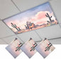 Fluorescent Light Covers for Drop Ceiling Watercolor Running Horse Cactus by Unknown