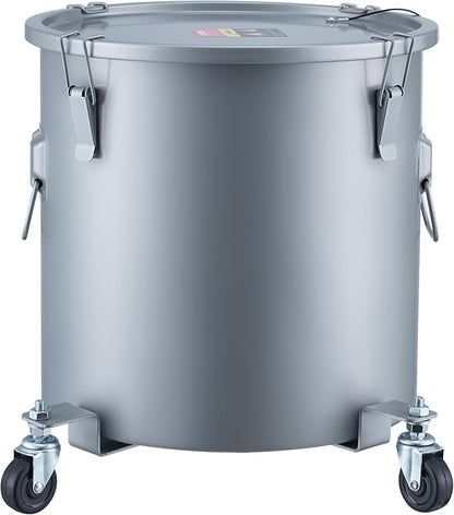 VEVOR 10 Gallon Fryer Grease Bucket, Oil Disposal Bucket Caddy on Wheels - Image 9