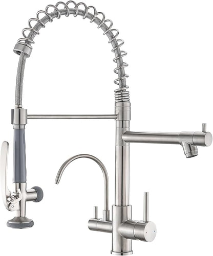 Fapully Commercial 3 Way Kitchen Faucets by Fapully