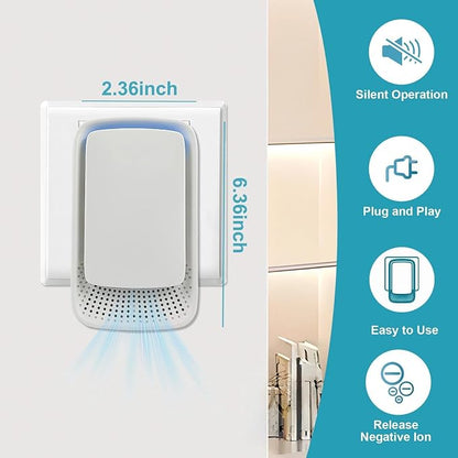 4 Pack Plug In Air Purifier, Negative Ion Filtration System, Quiet Ionic Air - Image 6