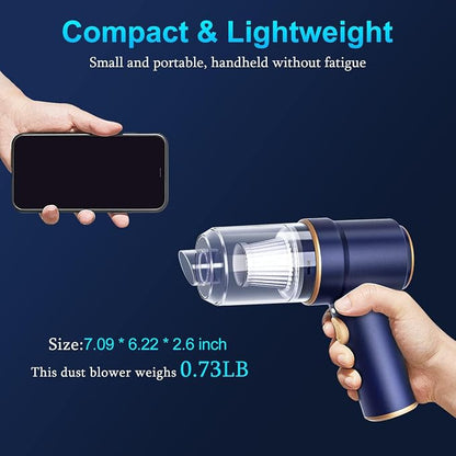 KMM Handheld Car Vacuum Cleaner, 9000Pa Vacuum Cleaner and Air Duster, 120W - Image 5