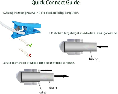 1/4" Push to Connect Shut Off Ball Valve - Image 4