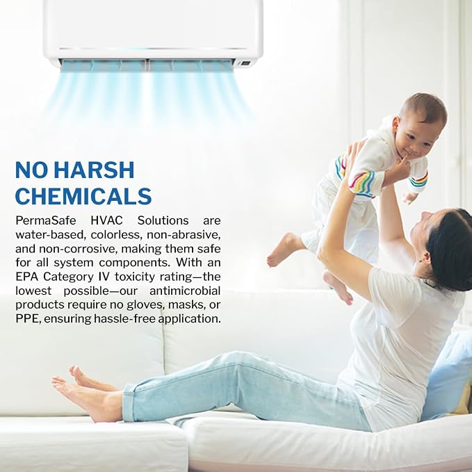 PermaSafe HVAC Solutions, System & Air Duct Hygiene Maintenance Kit, Preserves - Image 9