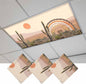 Fluorescent Light Covers for Ceiling Lights Cactus Desert Magnetic Light by Home+L6