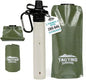 Tactiko Survival 20oz/600ml Purifying Water Bottle Filter Kit by TactikoSurvival
