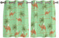 2 Panel Kitchen Cafe Curtains, Desert Camels Sunlight Filtering Nature Air by Hokiten