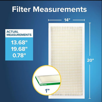Filtrete 14x20x1 AC Furnace Air Filter, MERV 8, MPR 700, Tough on Pollen - Image 2