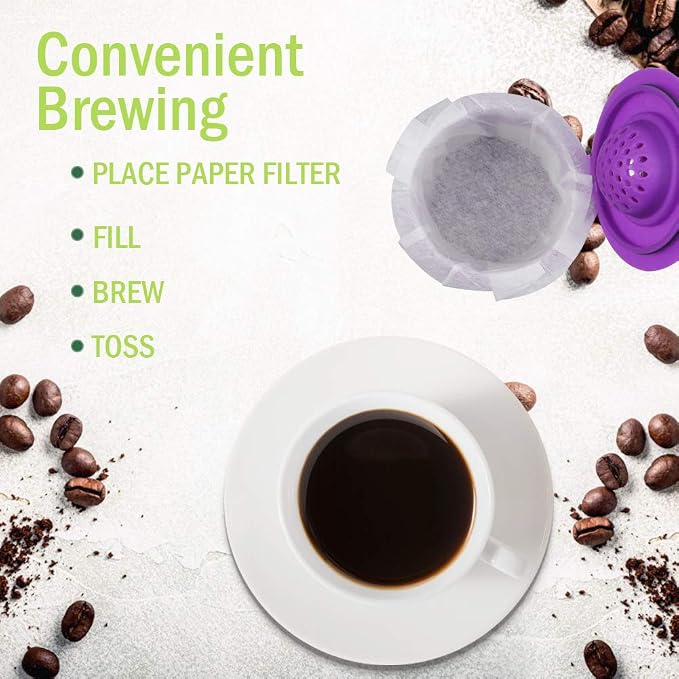 CAPMESSO Disposable Coffee Paper Filters Replacement Kerig Filter Compatible - Image 7