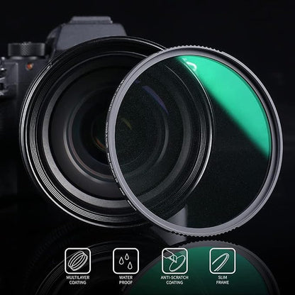 K&F CONCEPT 58mm Black Diffusion 1/2 Filter Mist Cinematic Effect Lens Filter - Image 7