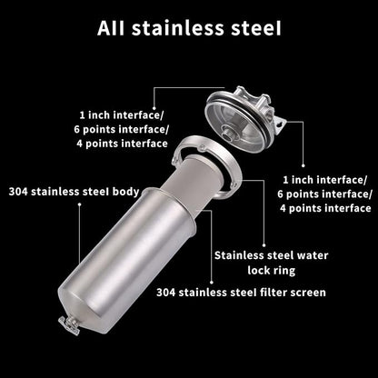 Amwater NSF/ANSI 42 Certification Jumbo Stainless Steel Filter Housing - Image 5
