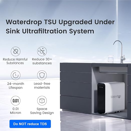 Waterdrop TSU 0.01 Micron Ultra Filtration Under Sink Water Filter System - Image 2