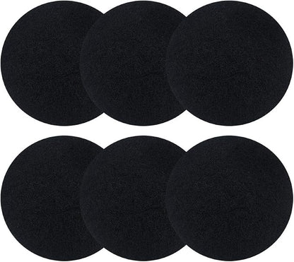 ddLUCK 6 Pack Kitchen Compost Bin Filter, Round Food Waste Bins Activated by ddLUCK