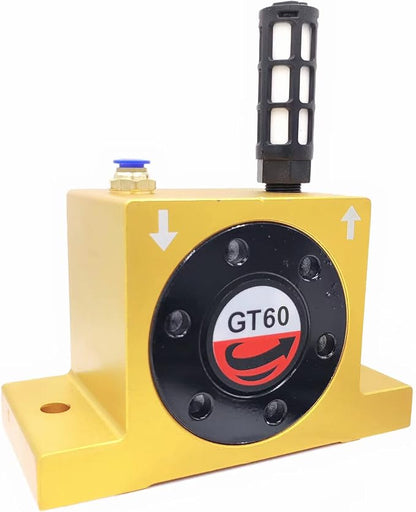 GT60 Industrial Turbine Vibrator, G 1/2" Pneumatic Compressed Air Power Wheel - Image 2