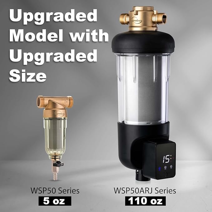 iSpring WSP50ARJ, NSF Certified, Spin-Down Sediment Water Filter, Upgraded - Image 2