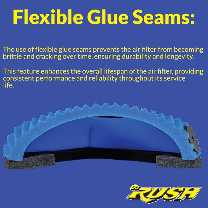 O2 RUSH High-Performance Foam Air Filter fits GAS GAS MC 50 & KTM 50 SX – - Image 3